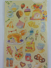 Cute Kawaii Mind Wave Tea Time Bakery Patisserie Fruity Bake Kitchen Sticker Sheet - for Journal Planner Craft