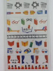 Cute Kawaii Mind Wave Cinema Movie Fun time Schedule Sticker Sheet - for Journal Planner Craft Organizer