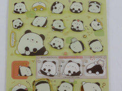 San-X Hamipa Panda Sticker Sheet 2019 - B - Collectible