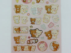 Cute Kawaii San-X Korilakkuma Chairoikoguma Happy Ice Cream Sticker Sheet 2019 - B - for Planner Journal Scrapbook Craft