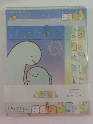 Cute Kawaii San-X Sumikko Dinosaur Letter Set Pack - Stationery Writing Paper Envelope