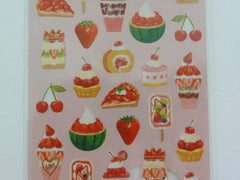 Cute Kawaii Mind Wave Merry Berry Red Strawberry theme Sticker Sheet - for Journal Planner Craft Organizer