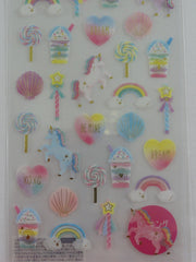 Cute Kawaii Mind Wave Cherie Couleur Dream Unicorn Drink Sticker Sheet - for Journal Planner Craft Organizer