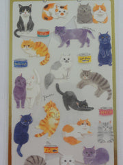 Cute Kawaii Mind Wave Weekend Series - Cat Kitten Sticker Sheet - for Journal Planner Craft