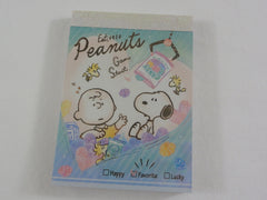 Cute Kawaii Snoopy Candy Grab  Mini Notepad / Memo Pad - Stationery Design Writing Collection