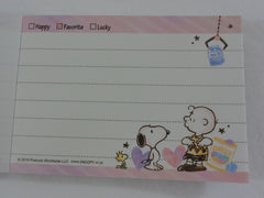 Cute Kawaii Snoopy Candy Grab  Mini Notepad / Memo Pad - Stationery Design Writing Collection