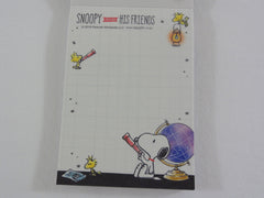 Cute Kawaii Snoopy Stars Mini Notepad / Memo Pad - Stationery Design Writing Collection