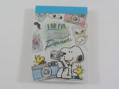 Cute Kawaii Snoopy For Love of Peanuts Notepad / Memo Pad - Stationery Design Writing Collection