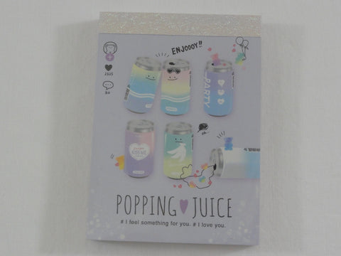 Cute Kawaii Q-Lia Popping Juice Mini Notepad / Memo Pad - Stationery Design Writing Collection
