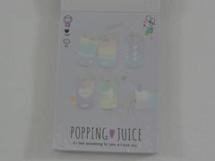 Cute Kawaii Q-Lia Popping Juice Mini Notepad / Memo Pad - Stationery Design Writing Collection