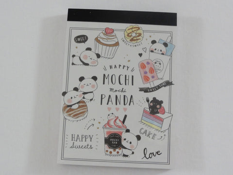 Cute Kawaii Kamio Mochi Panda Mini Notepad / Memo Pad - P - Stationery Designer Writing Paper Collection