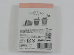 Cute Kawaii Kamio Tapioca Bubble Tea Drink Mini Notepad / Memo Pad - Stationery Designer Paper Collection