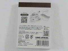 Cute Kawaii Kamio Bread Yeastken Bakery Cafe Mini Notepad / Memo Pad - G - Stationery Designer Writing Paper Collection