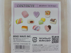 Cute Kawaii Mind Wave Marshmallow Sweet Flake Stickers Sack - for Journal Agenda Planner Scrapbooking Craft