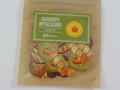 Cute Kawaii Mind Wave Bake Goods Bakery Sweet Cookie Almond Heart Flake Stickers Sack - for Journal Agenda Planner Scrapbooking Craft