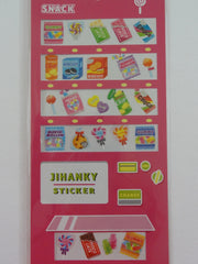 Cute Kawaii Mind Wave Vending Machine Style Sticker Sheet - C Snacks - for Journal Planner Craft Organizer Schedule