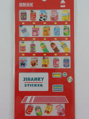 Cute Kawaii Mind Wave Vending Machine Style Sticker Sheet - E Drinks - for Journal Planner Craft Organizer Schedule