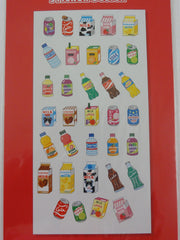 Cute Kawaii Mind Wave Vending Machine Style Sticker Sheet - E Drinks - for Journal Planner Craft Organizer Schedule