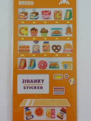 Cute Kawaii Mind Wave Vending Machine Style Sticker Sheet - D Bread - for Journal Planner Craft Organizer Schedule