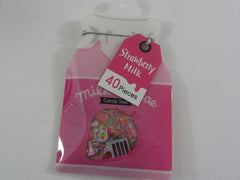 Cute Kawaii Mind Wave Special Candy Milk Stickers Sack - Strawberry