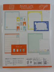Cute Kawaii Kamio Hedgehog Penguin Animal Life Letter Set Pack