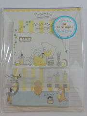 Cute Kawaii Crux Bear Penguin Hedgehog Mugyutto Letter Set Pack - Stationery Writing Paper Penpal Collectible