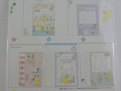 Cute Kawaii Crux Bear Penguin Hedgehog Mugyutto Letter Set Pack - Stationery Writing Paper Penpal Collectible