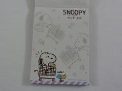 Cute Kawaii Snoopy Grocery Milk Mini Notepad / Memo Pad - Stationery Designer Writing Paper Collection