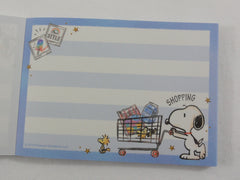 Cute Kawaii Snoopy Grocery Milk Mini Notepad / Memo Pad - Stationery Designer Writing Paper Collection