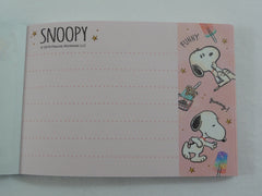 Cute Kawaii Snoopy Drinks What's in the Refrigerator Mini Notepad / Memo Pad - Stationery Designer Writing Paper Collection