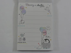 Cute Kawaii Q-Lia Memory of Smile Penguin Mini Notepad / Memo Pad - Stationery Design Writing Collection