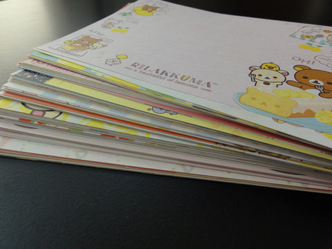 z San-X Rilakkuma Bear 158 pc Memo Note Paper Set