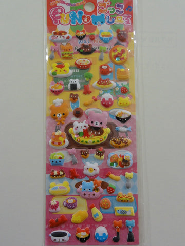 Cute Kawaii Bear Yummy Food Sticker Sheet