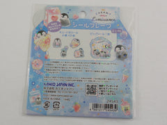 Cute Kawaii Kamio Penguin Sweet Creamy Flake Stickers Sack - for Journal Planner Craft Scrapbook Agenda