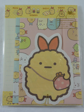 Cute Kawaii San-X Sumikko Gurashi Die Cut Letter Set Pack - A - Stationery Writing Paper Envelope