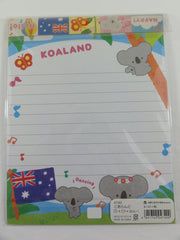 Cute Kawaii Koala Land Letter Set Pack with Stickers - Stationery Writing Paper Envelope