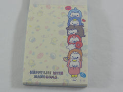 Kawaii Cute San-X Mamegoma Seal Mini Notepad / Memo Pad - G - Collectible HTF Stationery