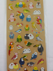 Cute Kawaii Mind Wave Birds Sticker Sheet - for Journal Planner Craft Organizer Scrapbook Notebook