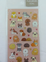 Cute Kawaii Mind Wave Dog Puppies Sticker Sheet - for Journal Planner Craft Organizer Scrapbook Notebook