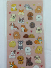 Cute Kawaii Mind Wave Dog Puppies Sticker Sheet - for Journal Planner Craft Organizer Scrapbook Notebook