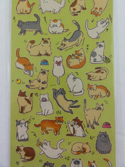 Cute Kawaii Mind Wave Cat Fun Sticker Sheet - for Journal Planner Craft Scrapbook Notebook Organizer