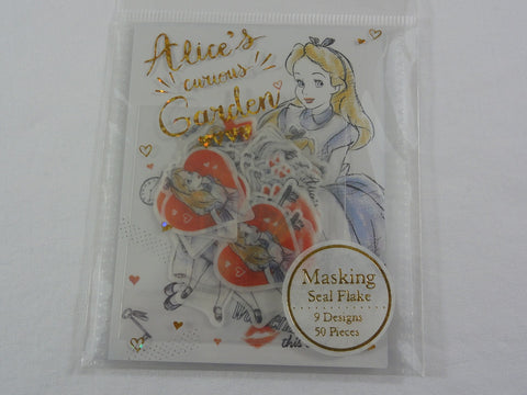 Cute Kawaii Kamio Alice Stickers Flake Sack - Collectible Planner Journal Scrapbooking Craft DIY Organizer - Princess Fairy Tale