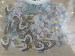 Cute Kawaii Crux Candy Drop Style Flake Stickers Sack - Bear Penguin Dolphin Seal - for Journal Planner Agenda Craft Scrapbook