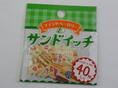 Cute Kawaii Mind Wave Bread Bakery Bake Goods Flake Stickers Sack - A - for Journal Agenda Planner Scrapbooking Craft