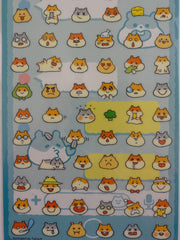 Cute Kawaii Mind Wave Funny Hamster Sticker Sheet - for Journal Planner Craft Organizer Calendar
