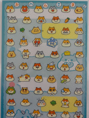 Cute Kawaii Mind Wave Funny Hamster Sticker Sheet - for Journal Planner Craft Organizer Calendar