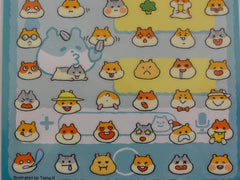 Cute Kawaii Mind Wave Funny Hamster Sticker Sheet - for Journal Planner Craft Organizer Calendar