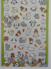 Cute Kawaii Mind Wave Bunny Rabbit Animal Sticker Sheet - for Journal Planner Craft Organizer Calendar