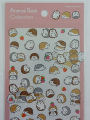 Cute Kawaii Mind Wave Hedgehog Animal Sticker Sheet - for Journal Planner Craft Organizer Calendar