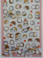Cute Kawaii Mind Wave Hedgehog Animal Sticker Sheet - for Journal Planner Craft Organizer Calendar